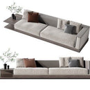 Noble Modern Fabric Barenia Leather Sofa Set Light Grey - Quality Rugs and Furniture