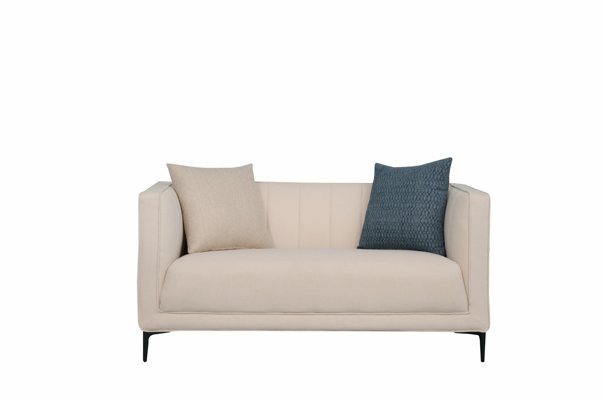Noosa Fabric Modern Sofa Set Cream - Quality Rugs and Furniture