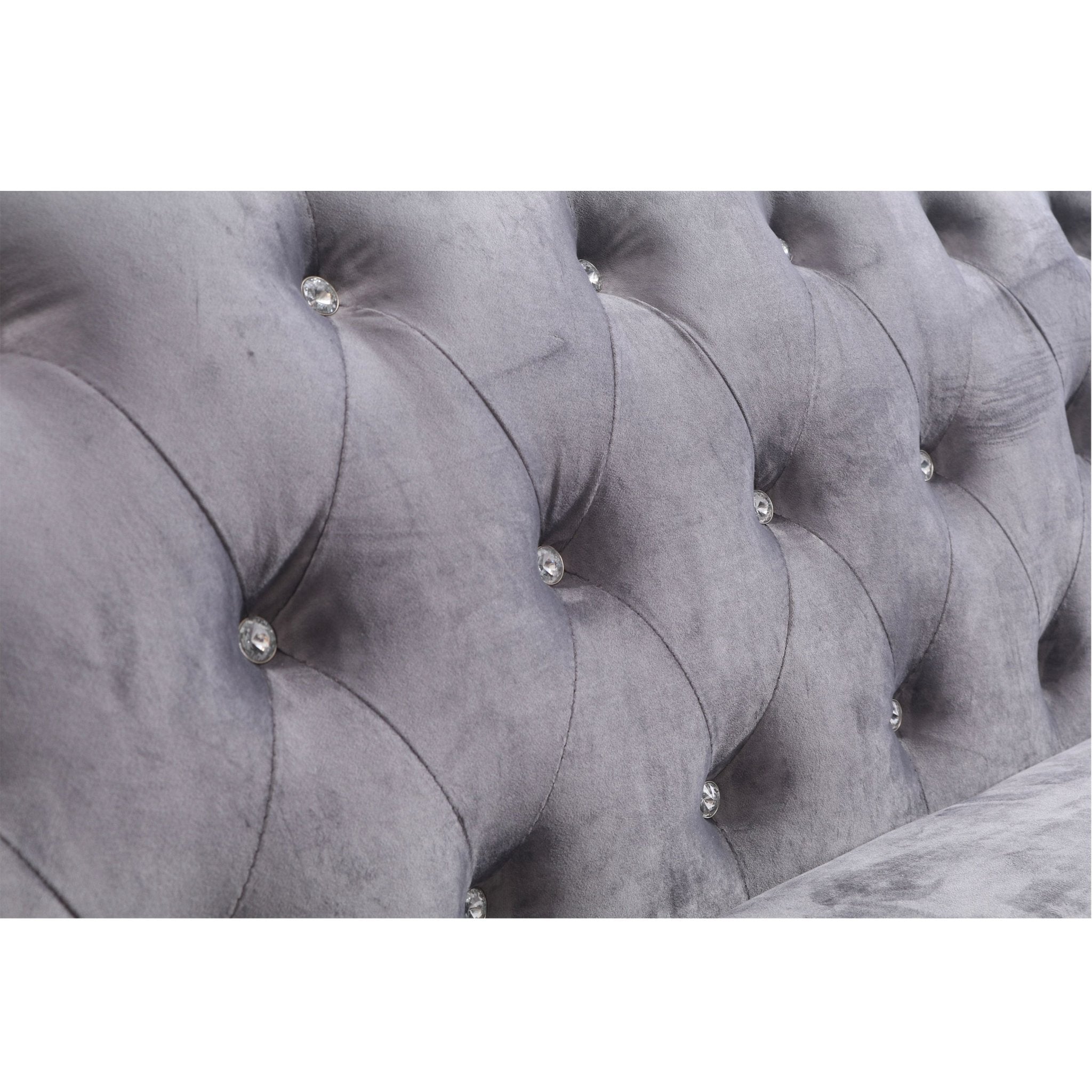 Novah Fabric Sofa Set Grey - Quality Rugs and Furniture