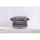 Novah Fabric Sofa Set Grey - Quality Rugs and Furniture