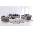 Novah Fabric Sofa Set Grey - Quality Rugs and Furniture
