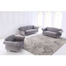 Novah Fabric Sofa Set Grey - Quality Rugs and Furniture