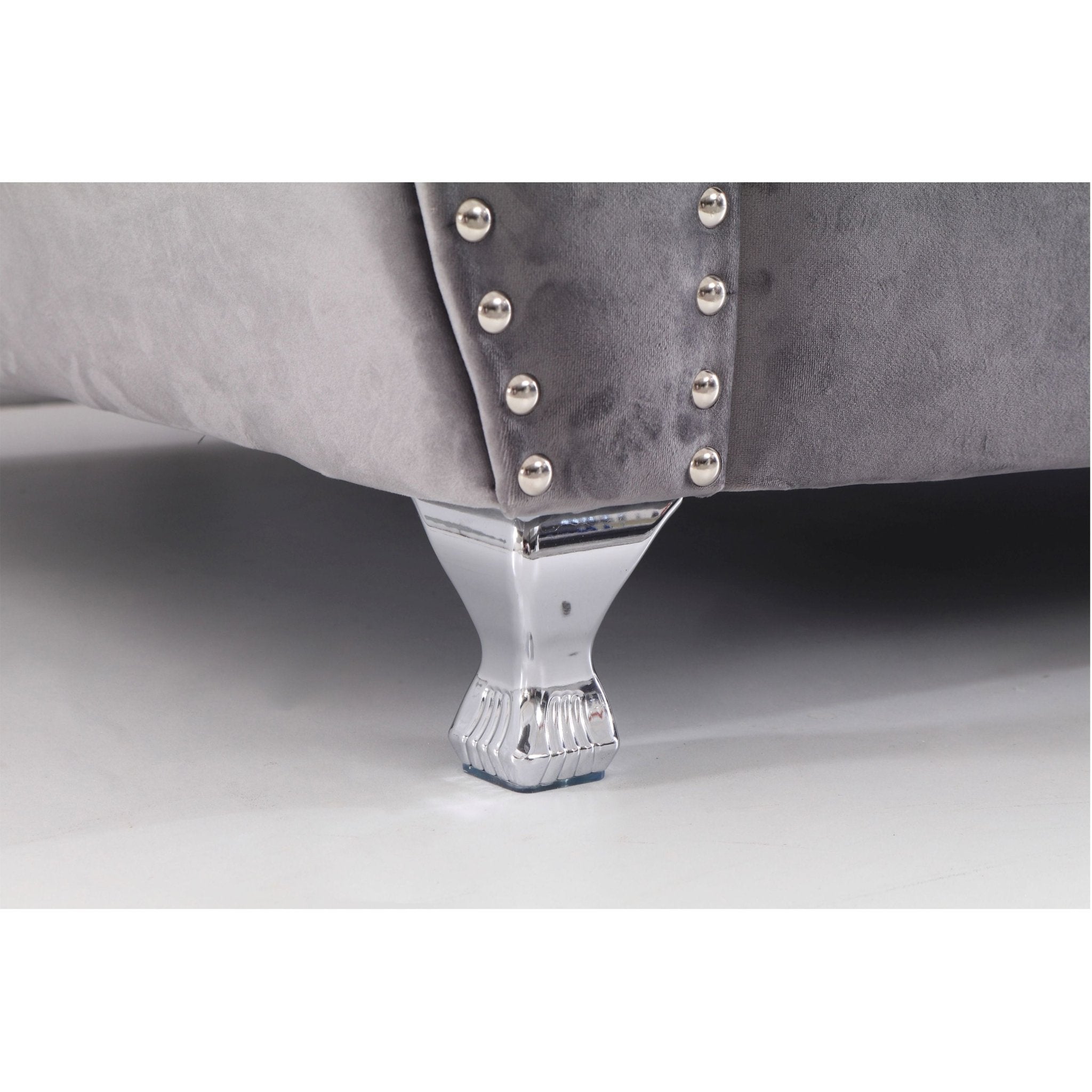 Novah Fabric Sofa Set Grey - Quality Rugs and Furniture