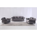 Novah Fabric Sofa Set Grey - Quality Rugs and Furniture