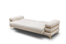 Odessa Modern Luxury Velvet Sofa Set Cream Gold - Quality Rugs and Furniture