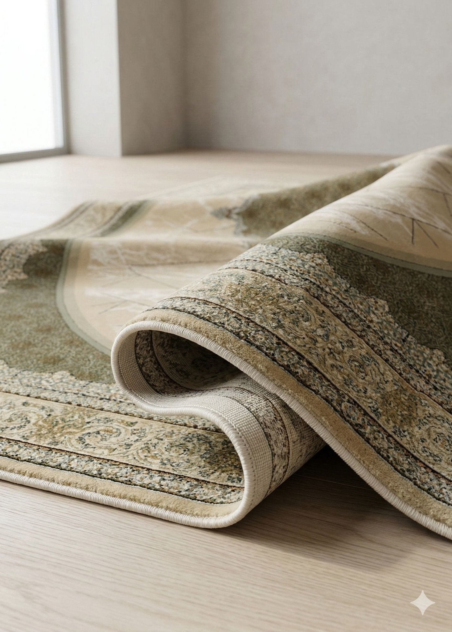 Parnian Traditional Persian Area Rug Beige - Quality Rugs and Furniture