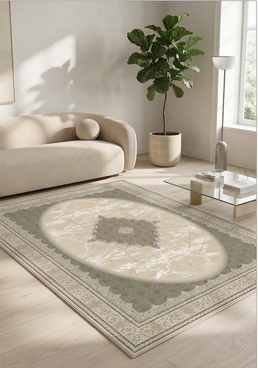 Parnian Traditional Persian Area Rug Beige - Quality Rugs and Furniture
