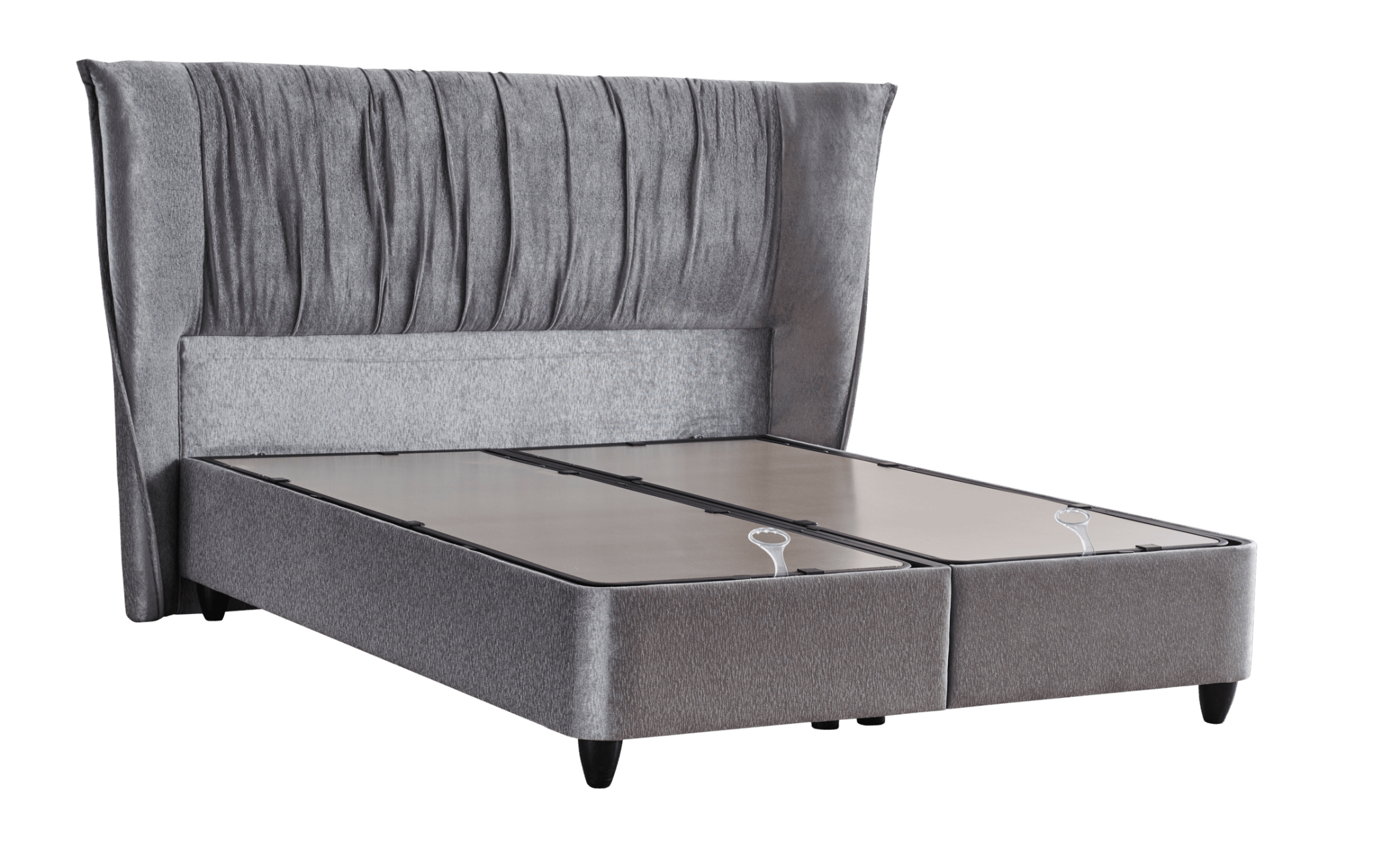 Premium King Bedroom Suite Luxury Modern Bed + Mattress + 2 Bed Side Table - Quality Rugs and Furniture
