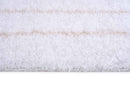 Puffy Style P301D White / Beige Modern Shaggy Area Rug - Quality Rugs and Furniture