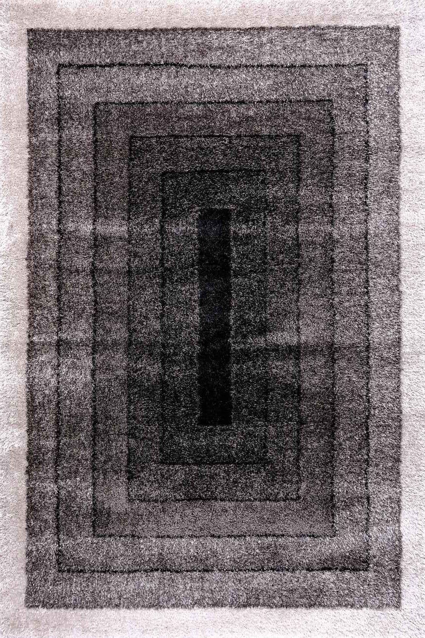 Puffy Style P301F Anthracite / Grey Modern Shaggy Area Rug - Quality Rugs and Furniture