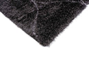 Puffy Style P313A Anthracite / Grey Modern Shaggy Area Rug - Quality Rugs and Furniture