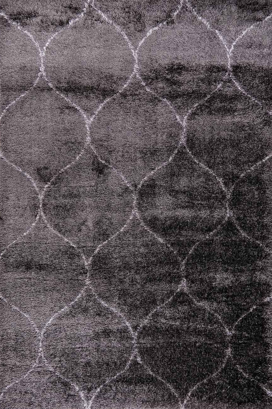 Puffy Style P313A Anthracite / Grey Modern Shaggy Area Rug - Quality Rugs and Furniture