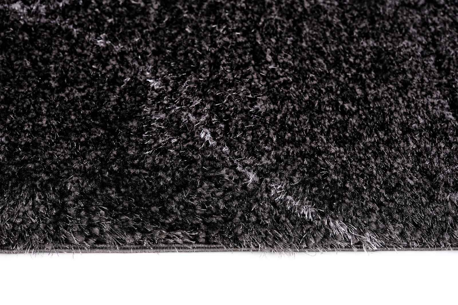 Puffy Style P313A Anthracite / Grey Modern Shaggy Area Rug - Quality Rugs and Furniture