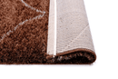 Puffy Style P313A Brown / Vizon Modern Shaggy Area Rug - Quality Rugs and Furniture