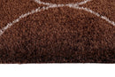 Puffy Style P313A Brown / Vizon Modern Shaggy Area Rug - Quality Rugs and Furniture