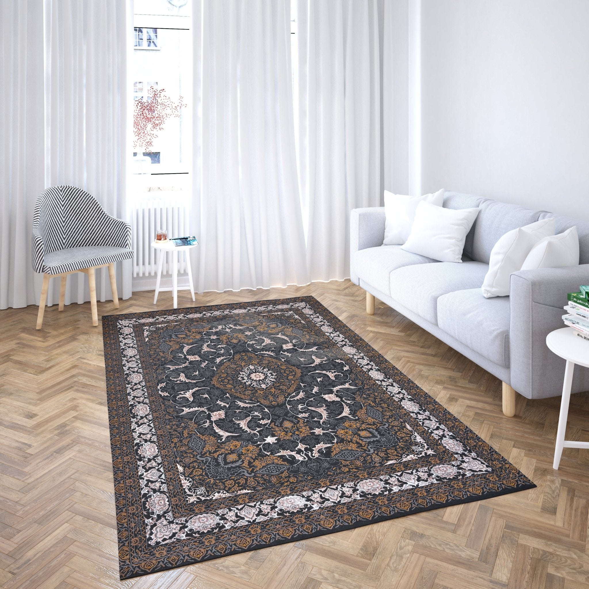 Retro E623A Tutun - Vizon Modern Area Rug - Quality Rugs and Furniture
