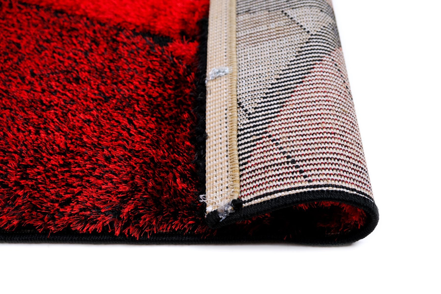 Rio Loop B217 Red - Grey Modern Area Rug - Quality Rugs and Furniture