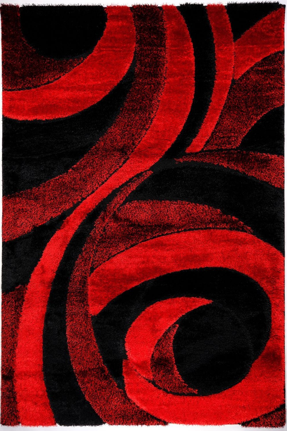 Rio Loop B217 Red - Grey Modern Area Rug - Quality Rugs and Furniture