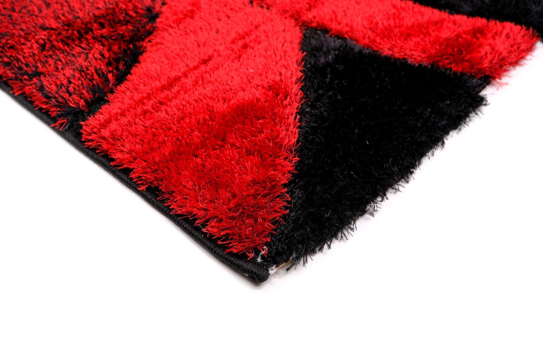 Rio Loop B217 Red - Grey Modern Area Rug - Quality Rugs and Furniture