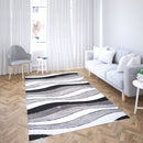 Rio Loop B222 Grey Modern Area Rug - Quality Rugs and Furniture