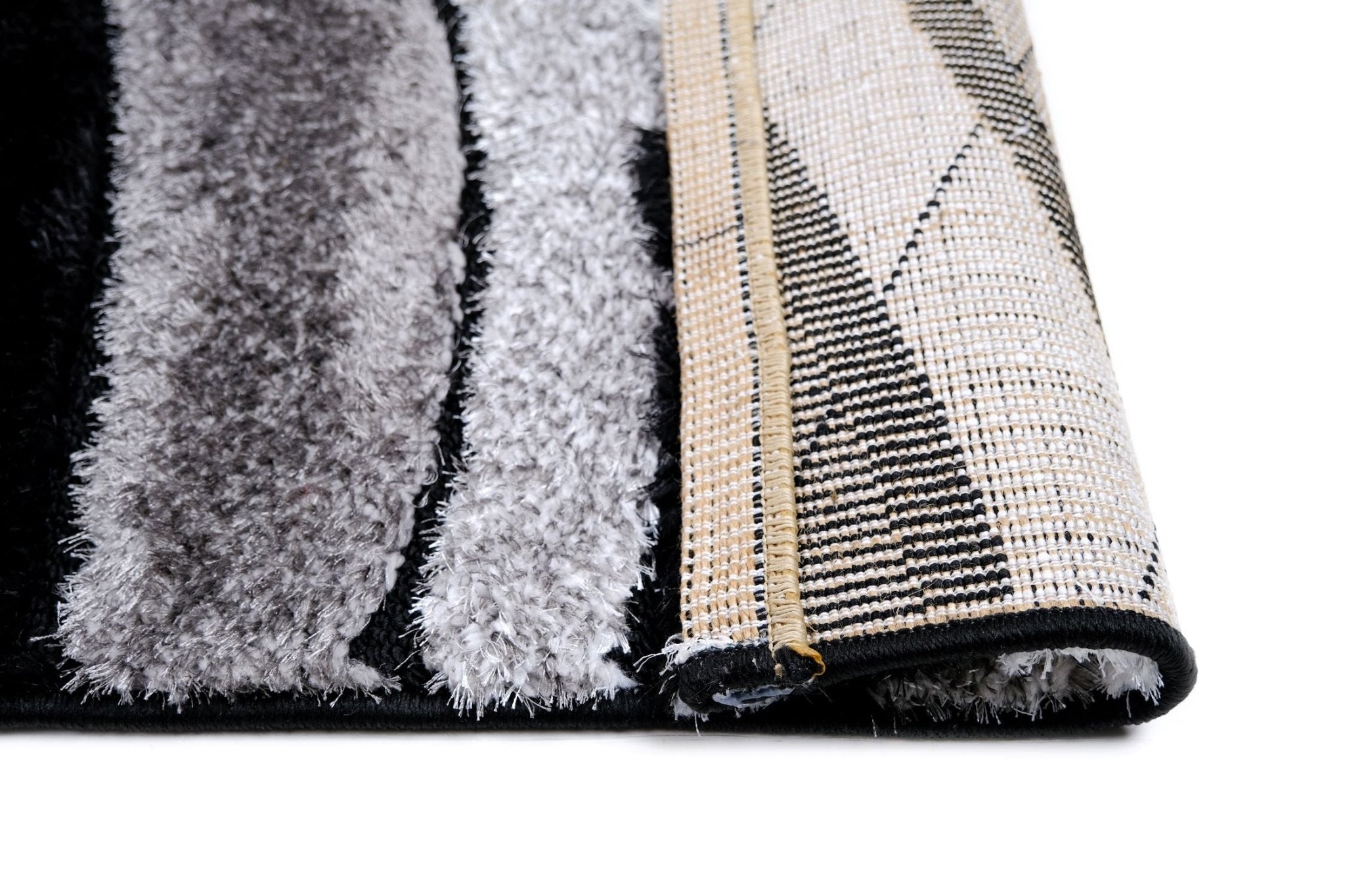Rio Loop B222 Grey Modern Area Rug - Quality Rugs and Furniture