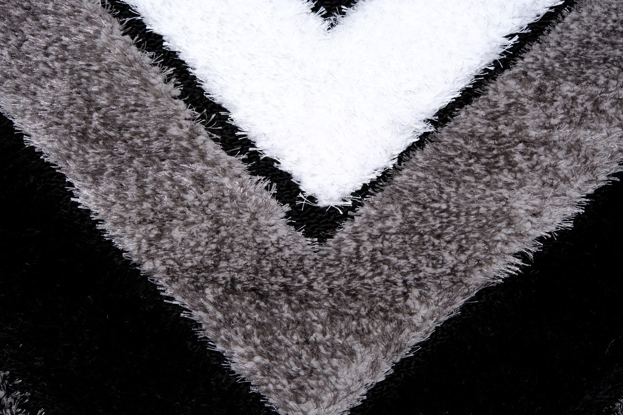 Rio Loop HB78 Black Grey Modern Area Rug - Quality Rugs and Furniture