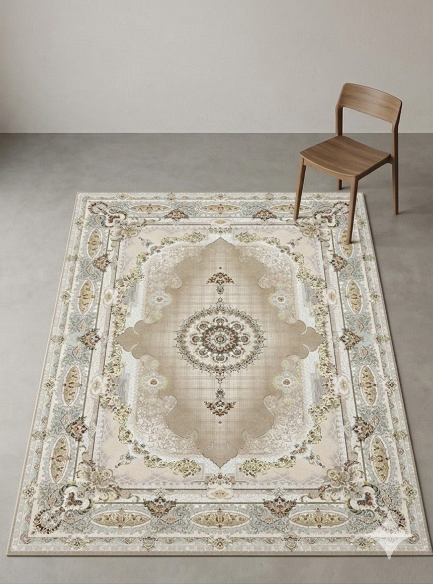 Salar Traditional Persian Area Rug Nescafe - Quality Rugs and Furniture