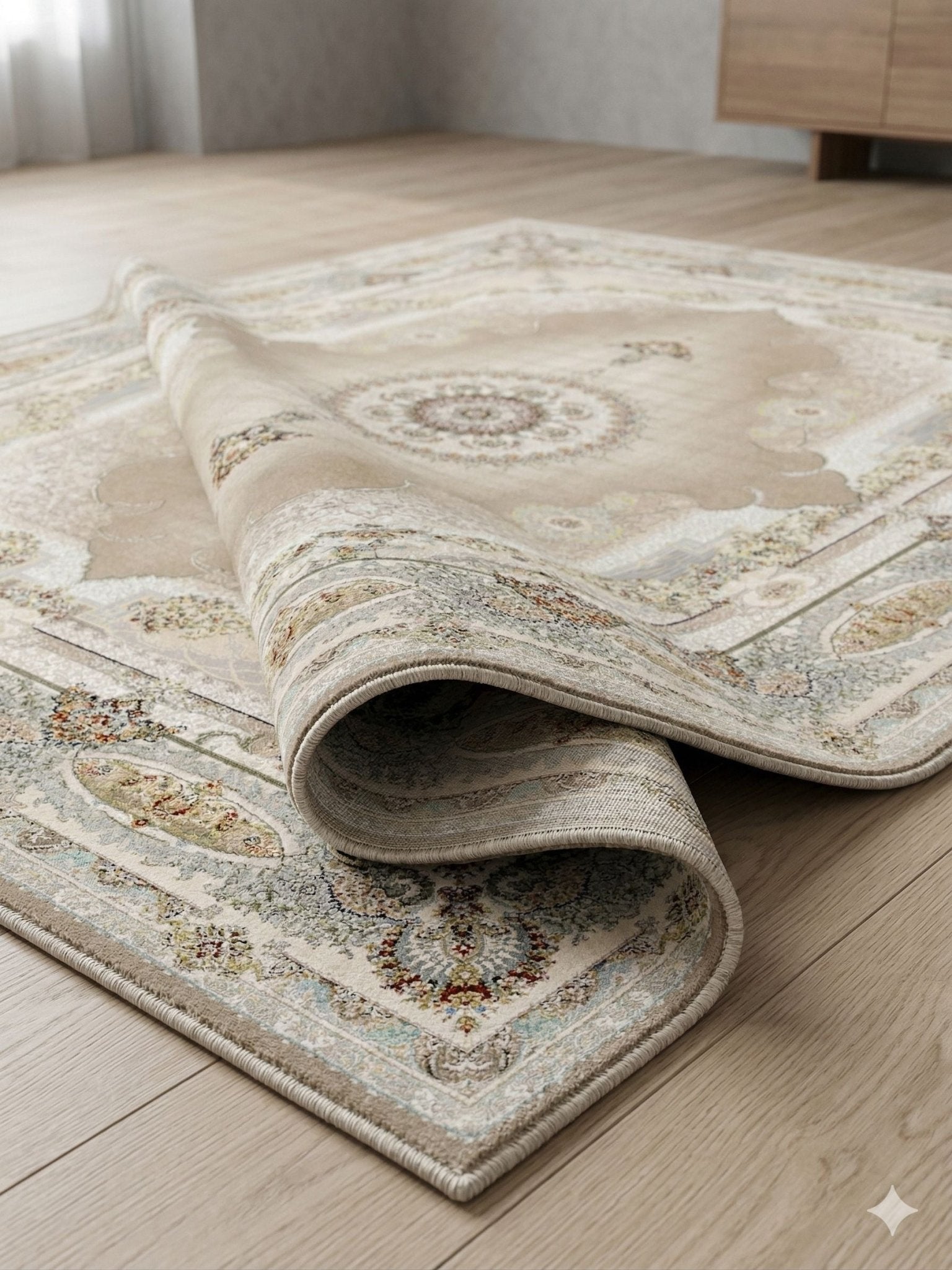 Salar Traditional Persian Area Rug Nescafe - Quality Rugs and Furniture