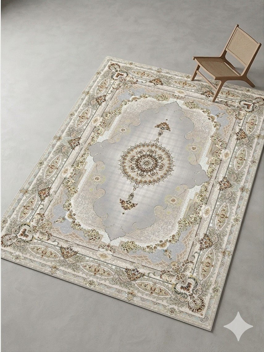 Salar Traditional Persian Area Rug Silver - Quality Rugs and Furniture