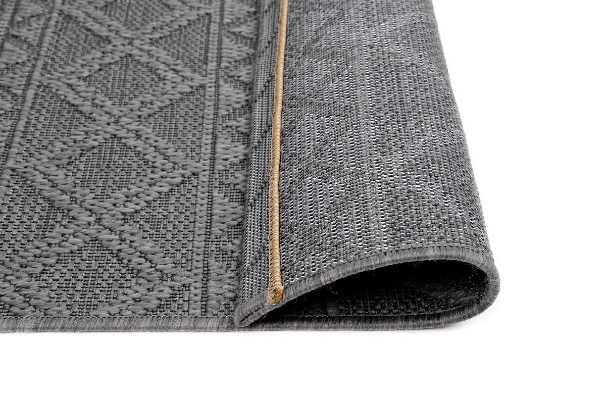Sandra E7216 D.Grey Modern Area Rug For Living Room, Bedroom - Quality Rugs and Furniture