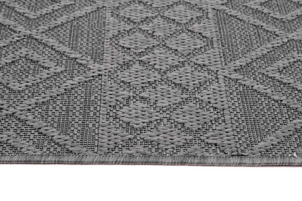 Sandra E7216 D.Grey Modern Area Rug For Living Room, Bedroom - Quality Rugs and Furniture