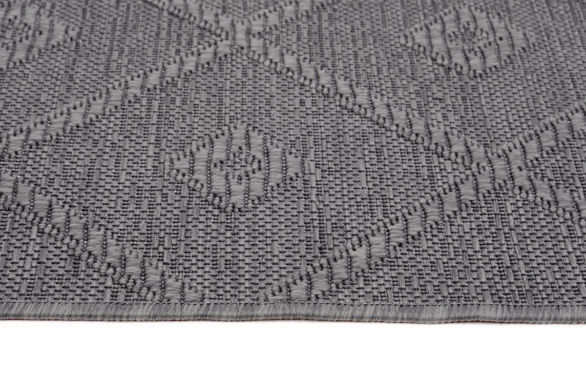 Sandra E7217 D.Grey Modern Area Rug For Living Room, Bedroom - Quality Rugs and Furniture