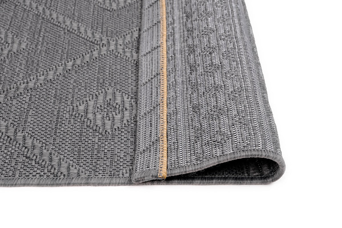 Sandra E7217 D.Grey Modern Area Rug For Living Room, Bedroom - Quality Rugs and Furniture