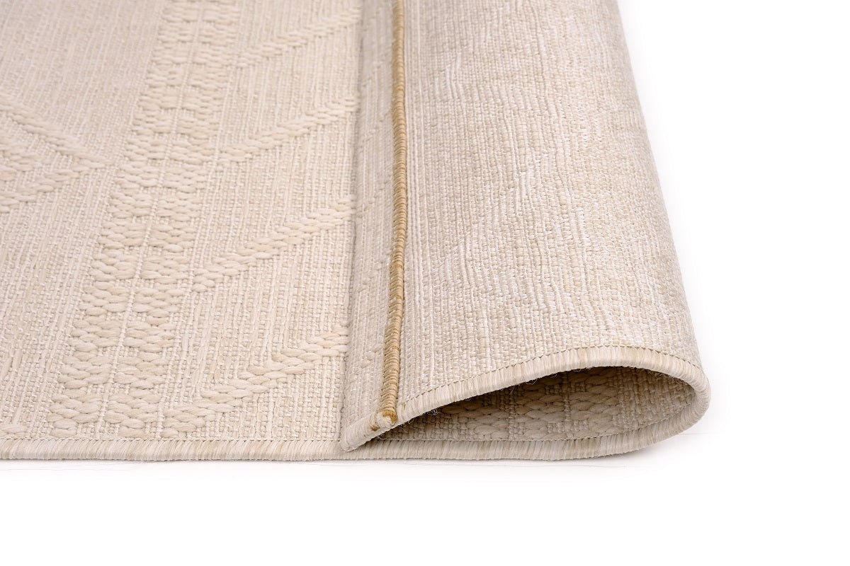 Sandra E7219 Beige Modern Area Rug For Living Room, Bedroom - Quality Rugs and Furniture