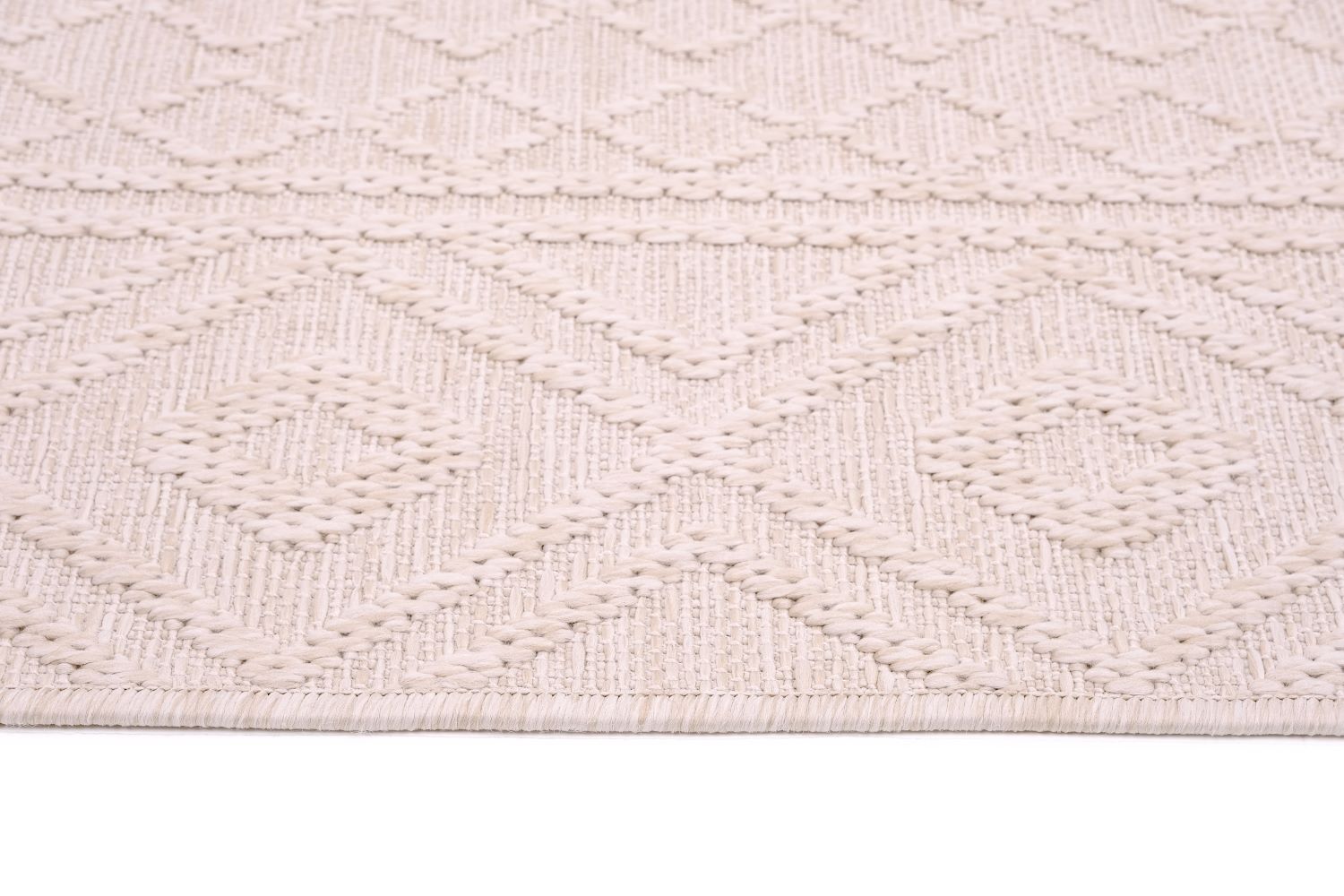 Sandra E7220 Cream Modern Area Rug For Living Room, Bedroom - Quality Rugs and Furniture