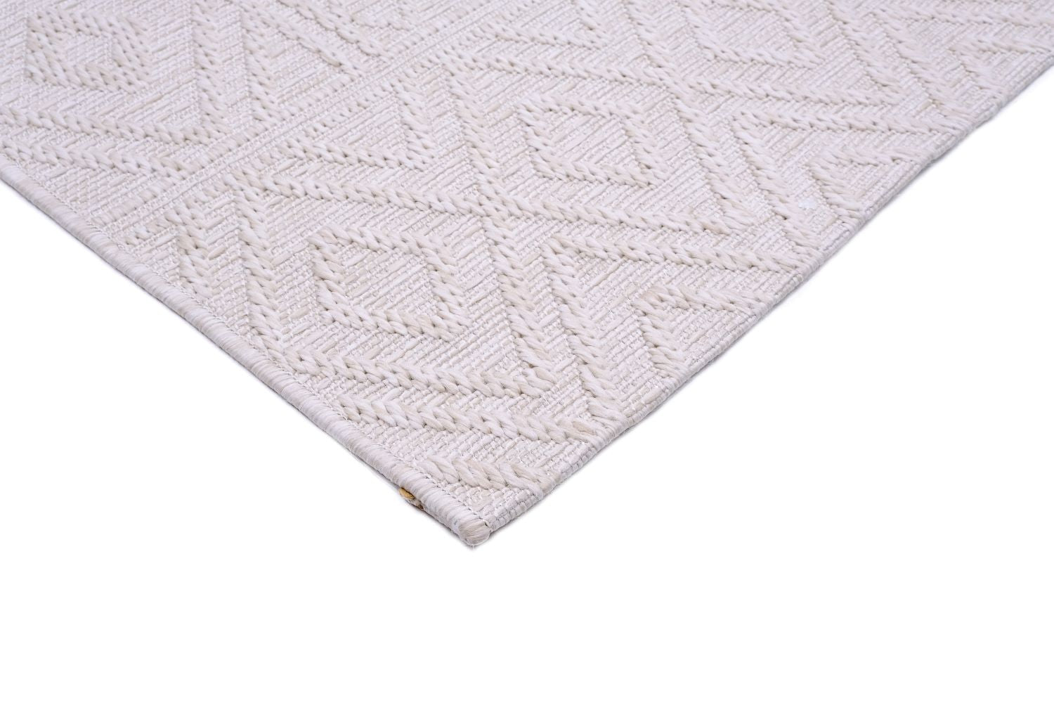 Sandra E7220 Cream Modern Area Rug For Living Room, Bedroom - Quality Rugs and Furniture