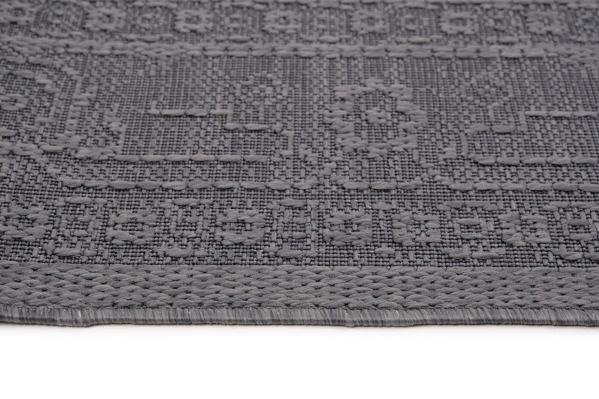 Sandra E7223 D.Grey Modern Area Rug For Living Room, Bedroom - Quality Rugs and Furniture