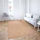 Sandra E7224 Beige Modern Area Rug For Living Room, Bedroom - Quality Rugs and Furniture