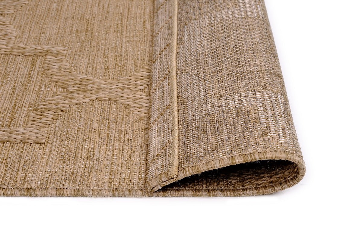 Sandra E7224 Beige Modern Area Rug For Living Room, Bedroom - Quality Rugs and Furniture
