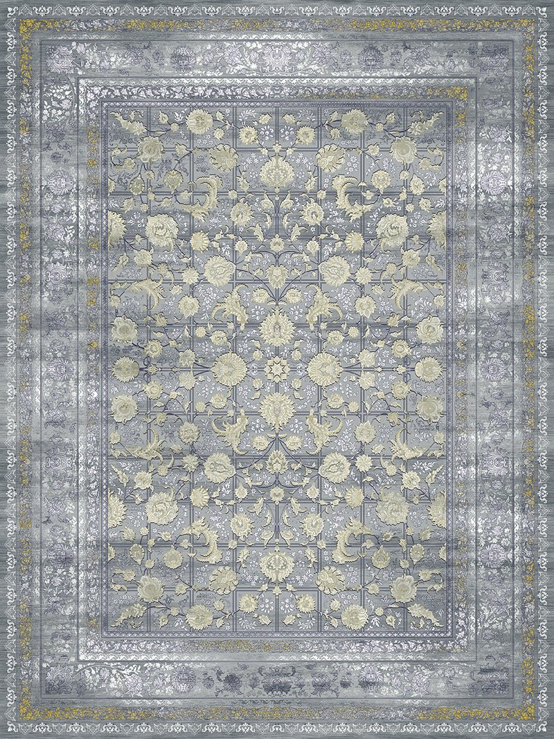 Sarir Traditional Persian Area Rug Silver - Quality Rugs and Furniture
