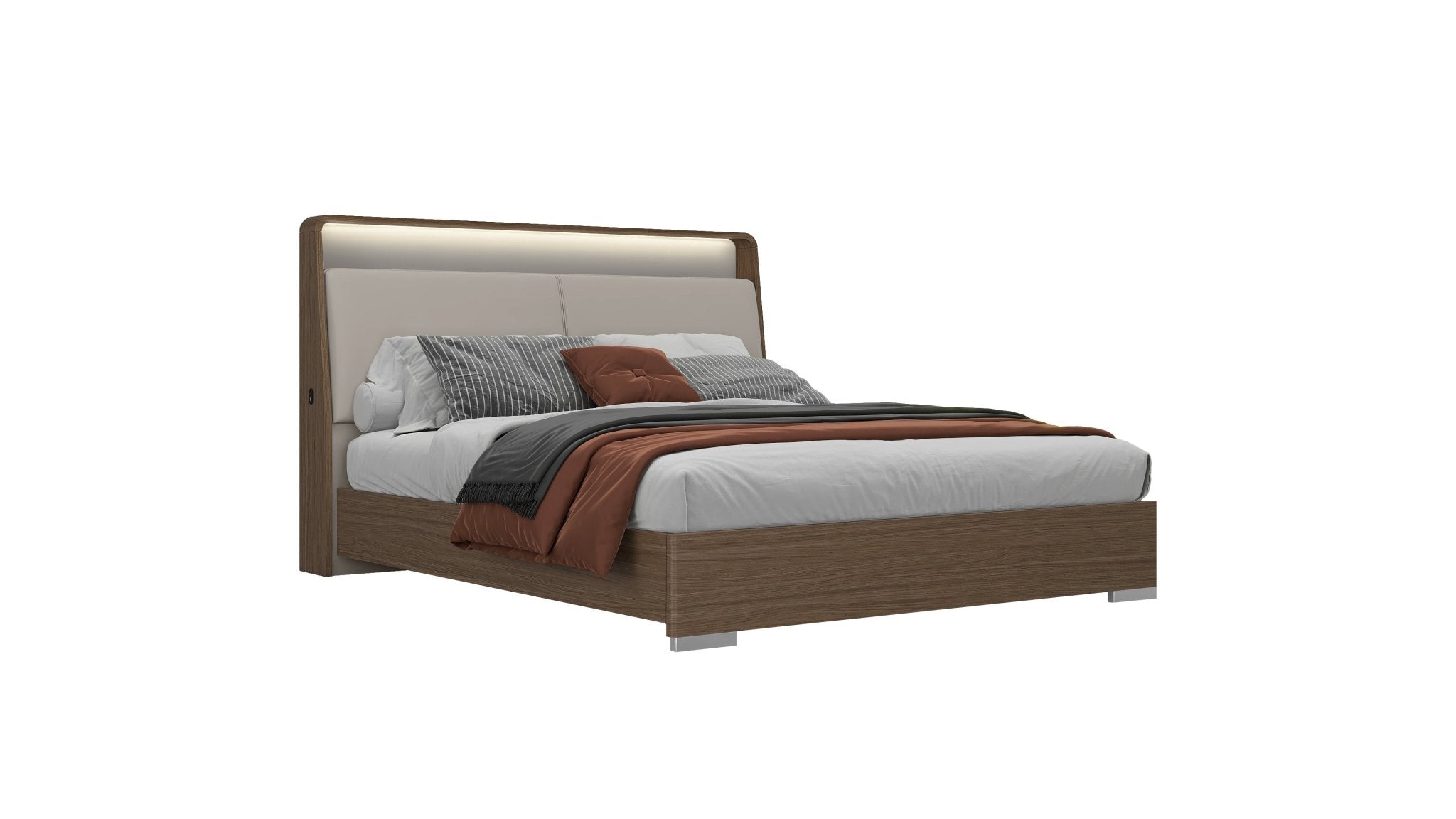 Sealy Bedroom Suite Luxury Modern Bed Flannel Grey - Quality Rugs and Furniture
