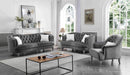Serine Modern Dark Grey Fabric Sofa Set - Quality Rugs and Furniture