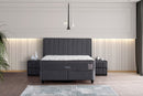 Soho King Bedroom Suite Luxury Modern Bed + Mattress + 2 Bed Side Table