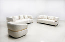 Sherry Modern High Quality Fabric Sofa Set Beige - Quality Rugs and Furniture