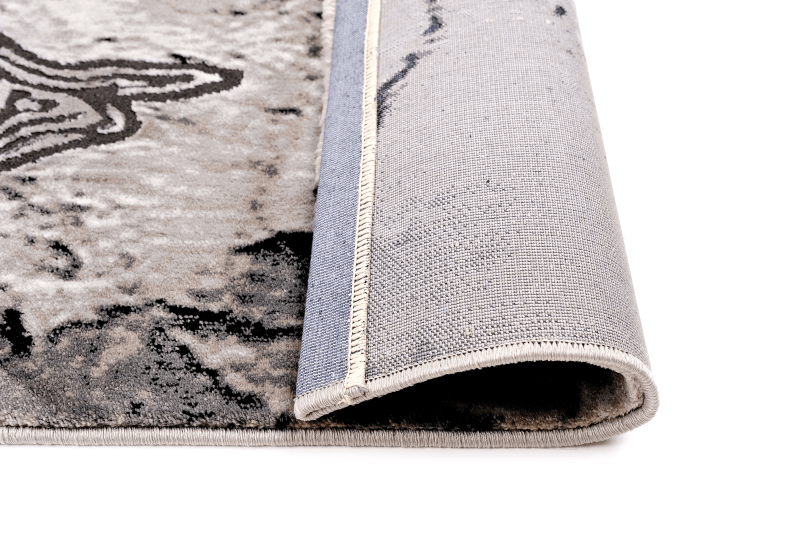 Sofia 3555B Grey / Dark Vizon Modern Area Rug - Quality Rugs and Furniture