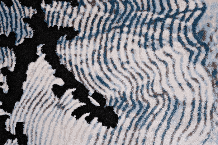 Sofia 3555B Light Vizon / Light Blue Modern Area Rug - Quality Rugs and Furniture