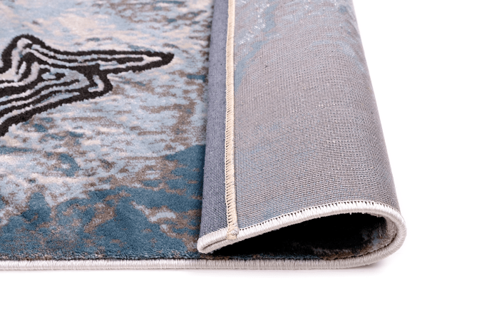 Sofia 3555B Light Vizon / Light Blue Modern Area Rug - Quality Rugs and Furniture