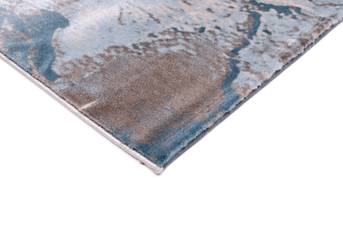 Sofia 3555B Light Vizon / Light Blue Modern Area Rug - Quality Rugs and Furniture