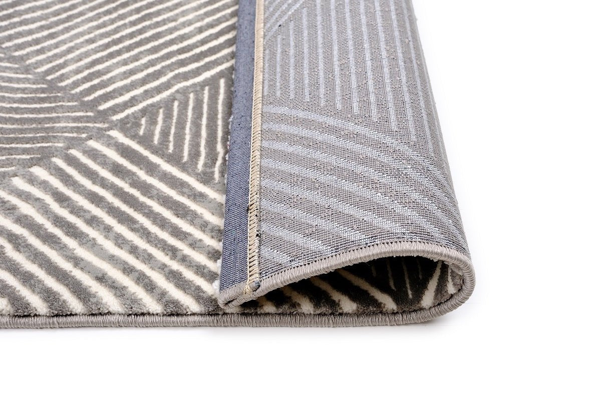 Sofia 7494B Grey / Light Grey Modern Area Rug - Quality Rugs and Furniture