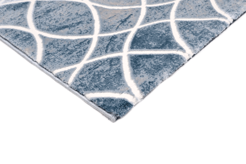 Sofia 7766A Light Blue / Blue Modern Area Rug - Quality Rugs and Furniture